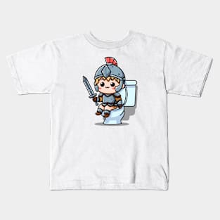 Warrior Poop Kids T-Shirt